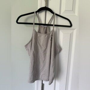 Burn bootcamp Medium cropped tank black and white stripe